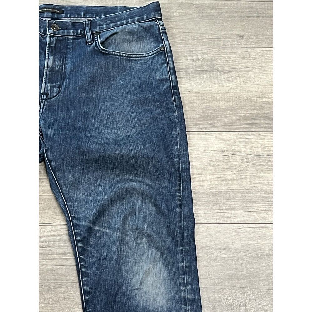 John Varvatos Bowery Slim‎ Straight Mens Jeans Size 36 36x29 - Picture 4 of 16